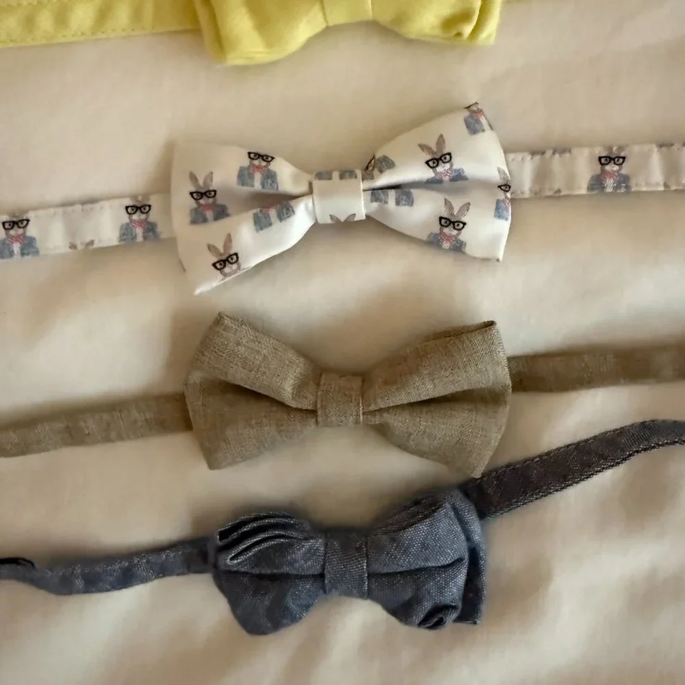 GET FOUR AMAZING JANIE AND JACK BOW TIES - A GREAT OFFER!